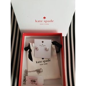 NWT Kate Spade necklace and earrings set